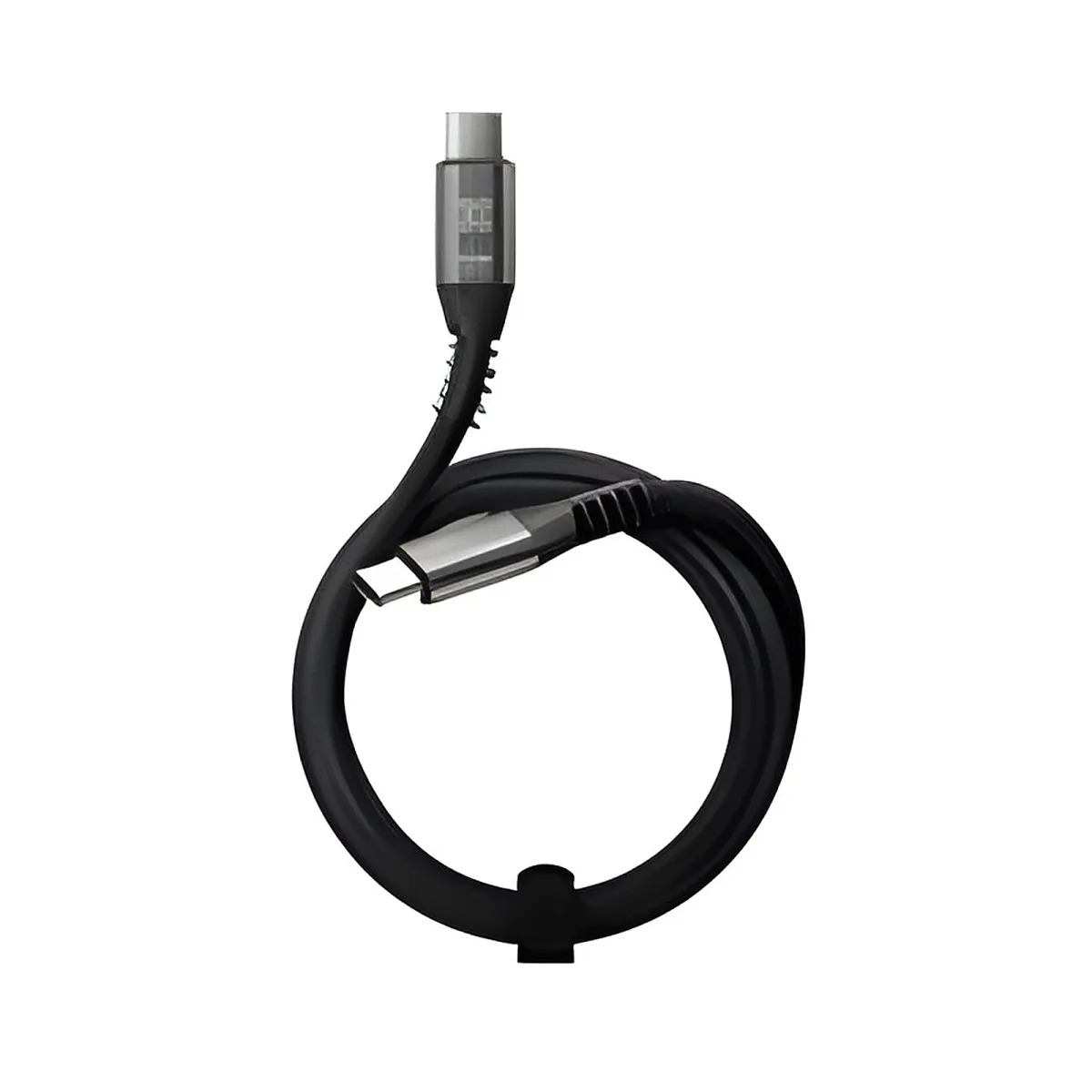 Klip Xtreme - Cable USB - USB-C de 24 pines - 1,8 m - Negro - Carga rápida trenzada 240W 40Gbps