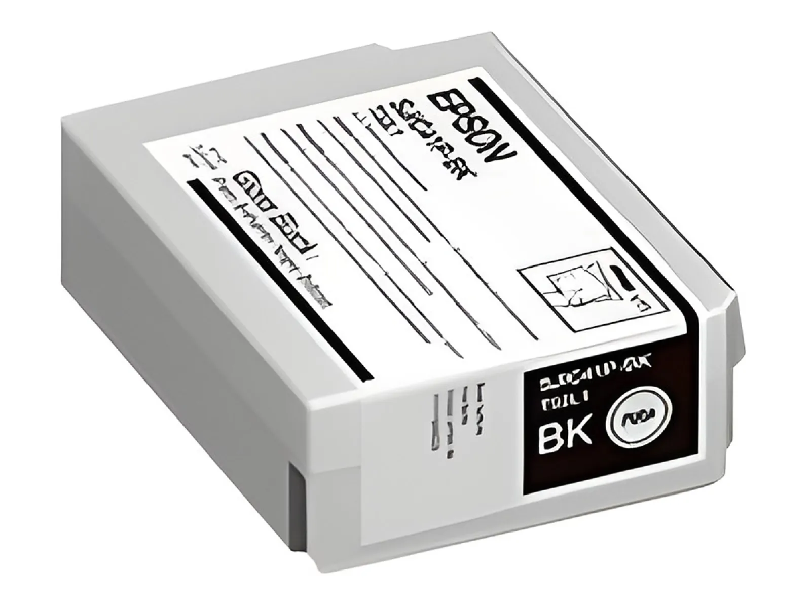 Epson SJIC41P-BK - Negro brillante - original - blíster con alarmas de RF/acústica-cartucho de tinta-para ColorWorks CW-C4000, CW-C4000E (BK)