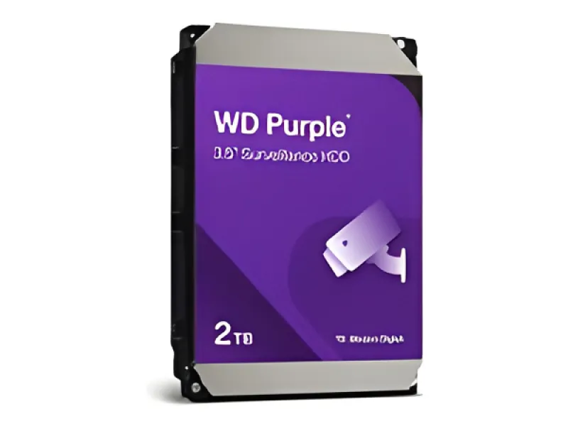 WD Purple Surveillance WD23PURZ - Disco duro - 2 TB - interno - 3.5"-SATA 6Gb/s-búfer: 64 MB
