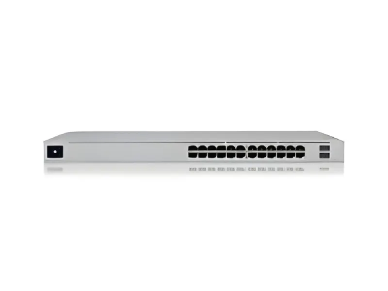 Ubiquiti UniFi Switch USW-Pro-24-POE - Switch - Gestionado - 24 x 10/100/1000 (16 PoE+, 8 PoE++) + 2 x 10 Gigabit SFP+ (enlace de subida)-sobremesa, montaje en rack-PoE++ (400 W)