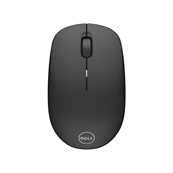 Dell - Mouse - USB - Inalámbrico-Todo negro-Dongle USB