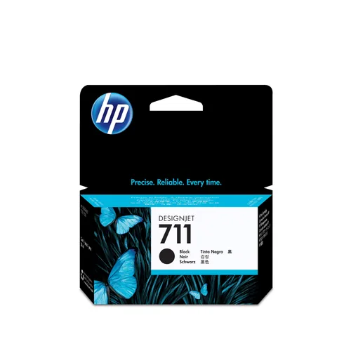 HP 711 - 38 ml - negro - original-DesignJet-cartucho de tinta-para DesignJet T100, T120, T120 ePrinter, T125, T130, T520, T520 ePrinter, T525, T530