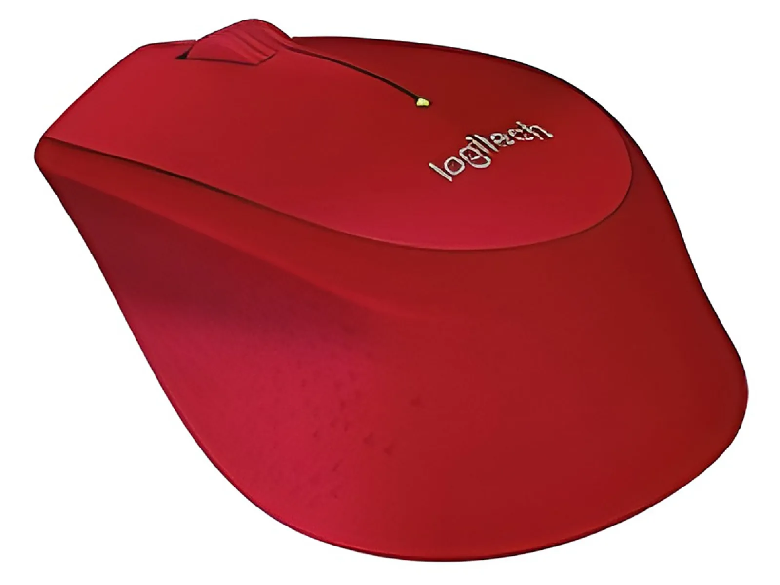 Logitech M280 - Mouse - diestro - óptico - 3 botones-inalámbrico - 2.4 GHz-receptor inalámbrico USB-rojo