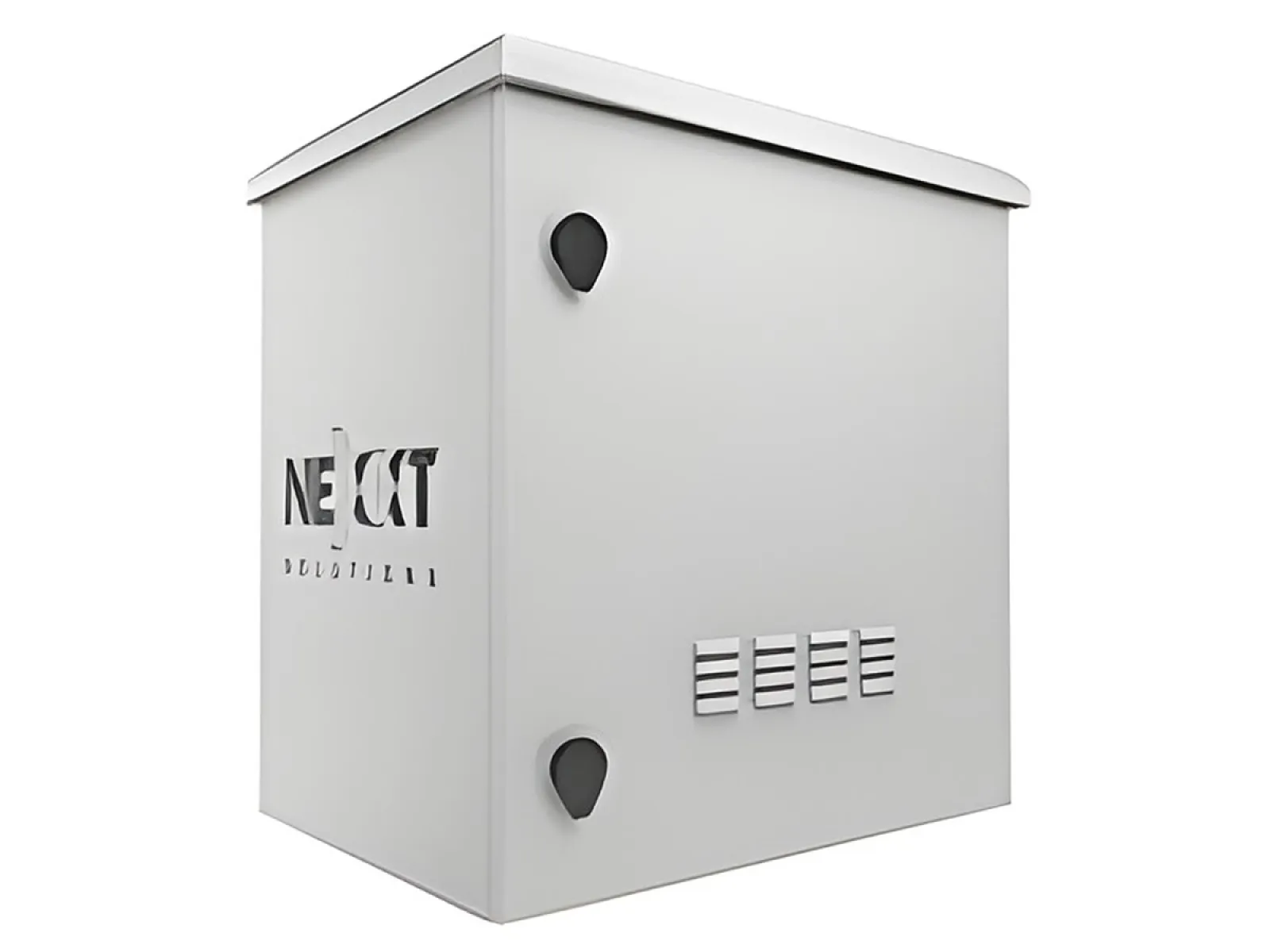 Nexxt Solutions Infrastructure - Gabinete para montaje en poste para exteriores - Acero SPCC - Revestimiento en polvo gris claro - Incluye acc montaj barra tierr
