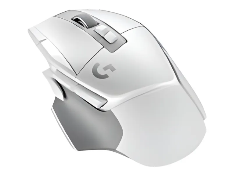 Logitech G G502 X LIGHTSPEED - Mouse - óptico - inalámbrico - 2.4 GHz-receptor USB de Logitech LIGHTSPEED-blanco
