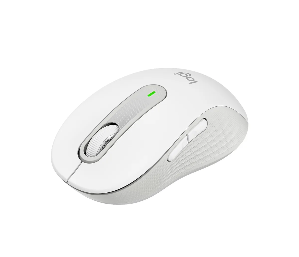 Logitech Signature M650 - Mouse - manos pequeñas - diestro y zurdo-inalámbrico - 2.4 GHz, Bluetooth-receptor de USB Logitech Logi Bolt-blanco hueso