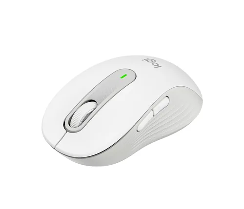 Logitech Signature M650 - Mouse - manos pequeñas - diestro y zurdo-inalámbrico - 2.4 GHz, Bluetooth-receptor de USB Logitech Logi Bolt-blanco hueso