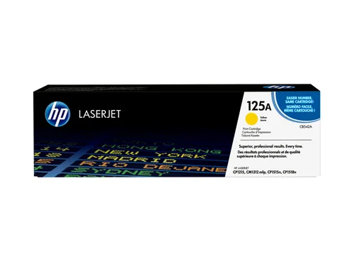 HP 125A - Amarillo - original - LaserJet-cartucho de tóner (CB542A)-para Color LaserJet CM1312 MFP, CP1215, CP1217, CP1515n, CP1518ni