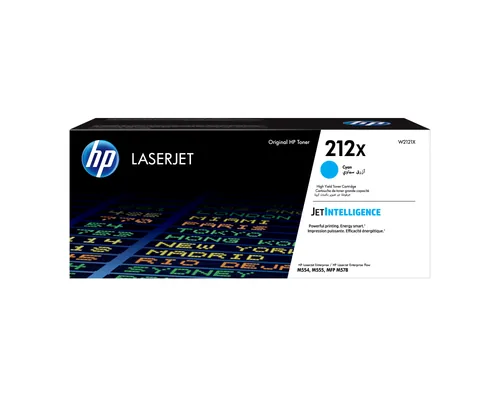 HP - 212X - Cartucho de tóner - Cian alto