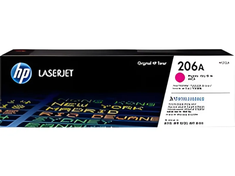 HP 206A - Magenta - Original - LaserJet - Cartucho de Tóner (W2113A) - Para Color LaserJet Pro M255, M283, MFP M282, MFP M283