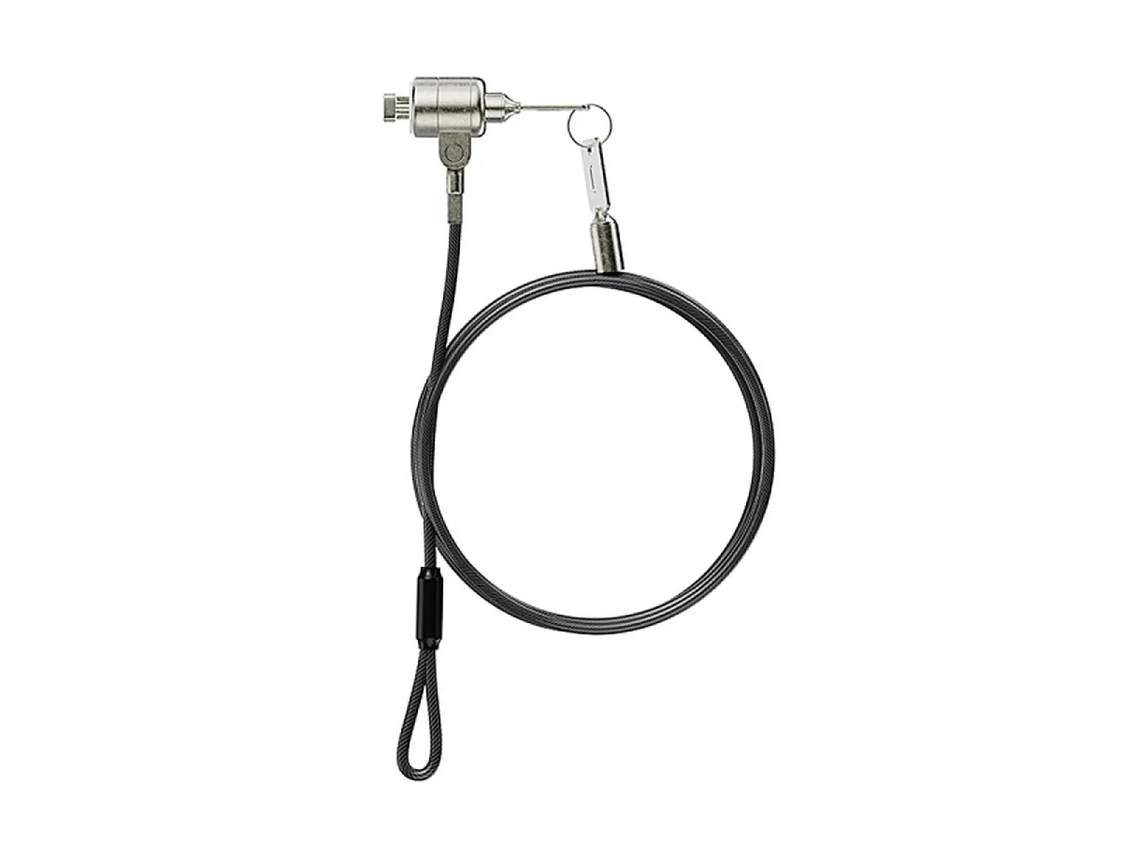 Klip Xtreme - Candado de cable - Cable de bloqueo para portátil - Candado de llave estándar Tbar K