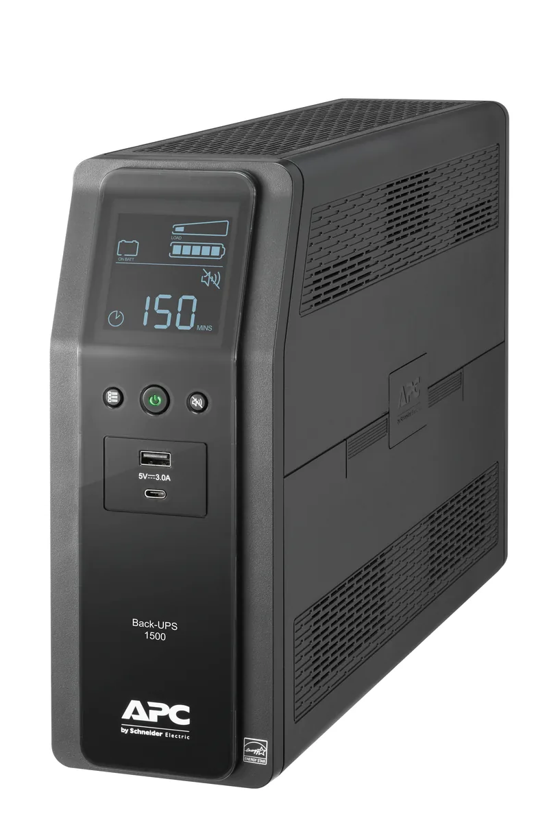 APC Back-UPS Pro BR1500M2-LM - UPS - CA 120 V - 900 vatios - 1500 VA-USB-conectores de salida: 10-negro