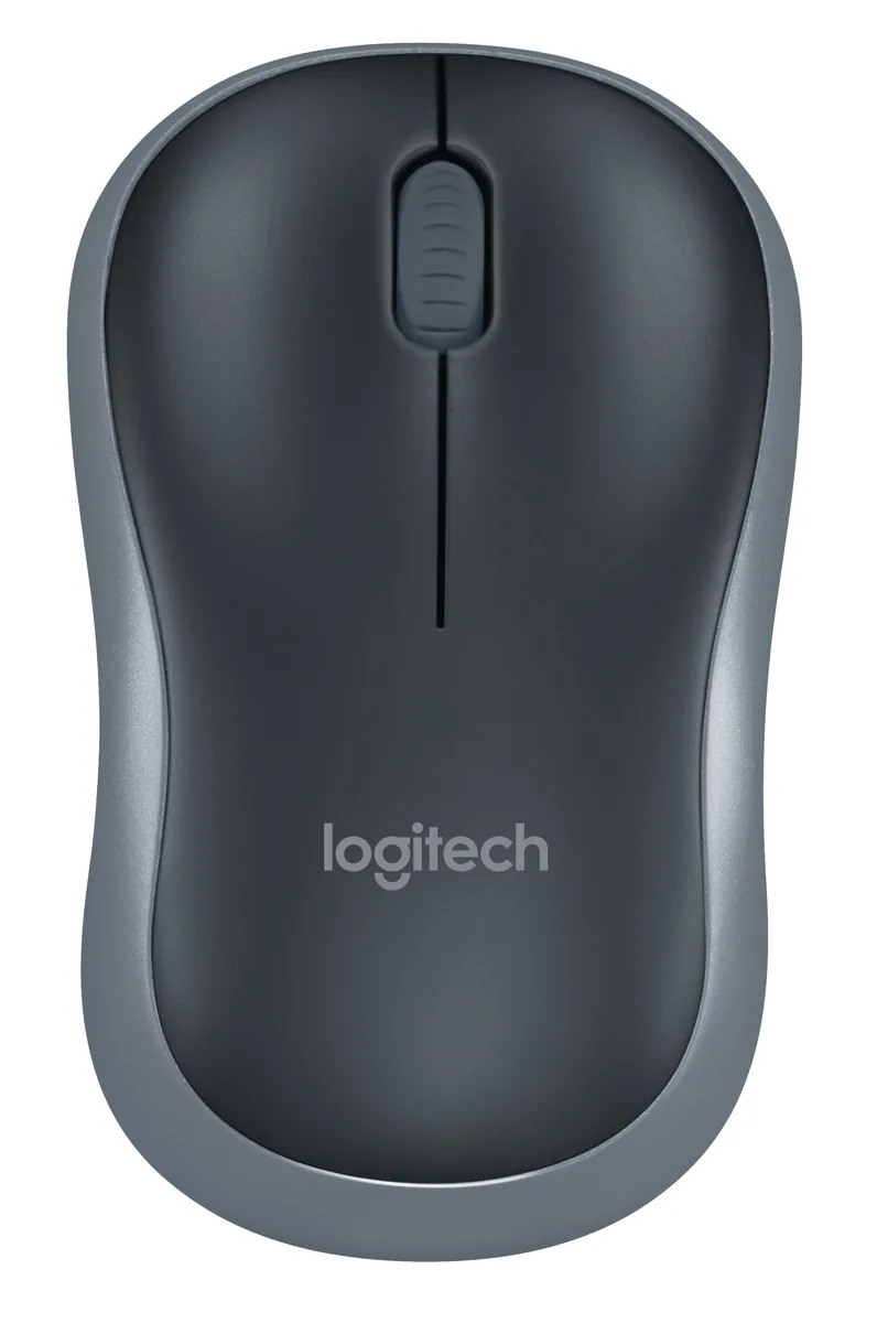 Logitech M185 - Mouse - óptico - 3 botones-inalámbrico - 2.4 GHz-receptor inalámbrico USB-gris vencejo