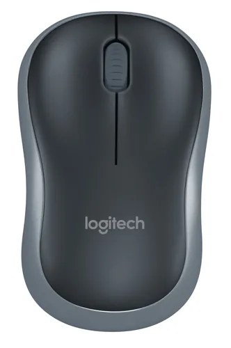 Logitech M185 - Mouse - óptico - 3 botones-inalámbrico - 2.4 GHz-receptor inalámbrico USB-gris vencejo