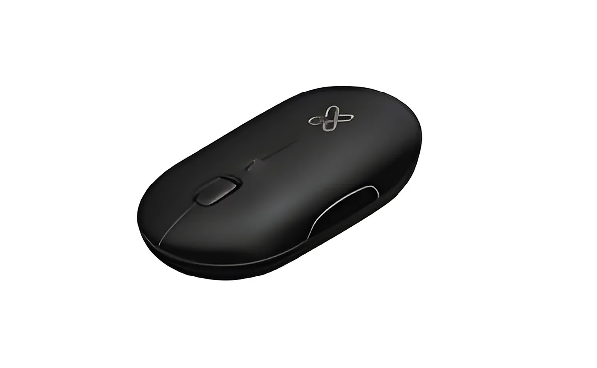 Klip Xtreme - Mouse - 2,4 GHz - Inalámbrico-Negro-Slim