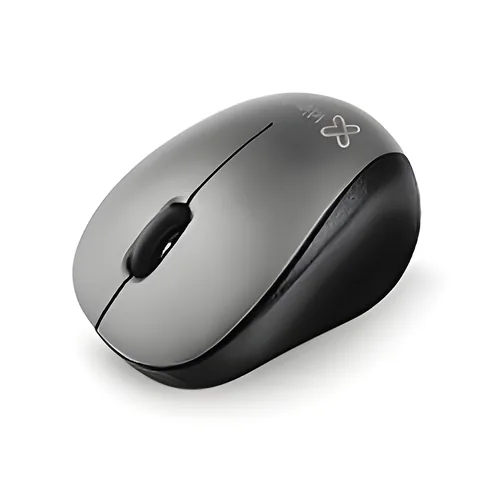 Klip Xtreme - Mouse - Bluetooth 5.0 - Inalámbrico-Negro/gris - 3 botones hasta 1600dpi