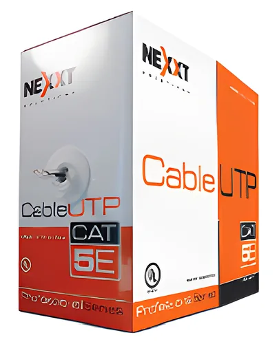 Nexxt - Par trenzado UTP Cat5e para exteriores - 24AWG - 305 m-CMX-Negro