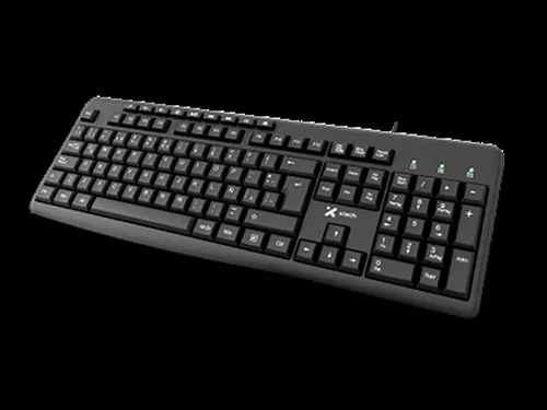 Xtech - Teclado - Alámbrico - Español-USB-Negro-Multimedia 9 teclas de acceso rápido XTK - 140S