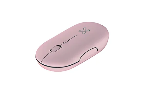 Klip Xtreme - Mouse - 2,4 GHz - Inalámbrico-Rosa-Slim