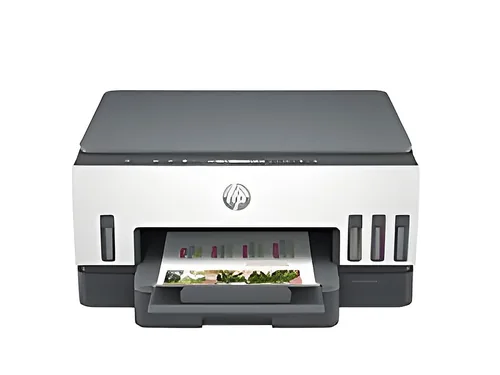 HP Smart Tank 720 All-in-One - Impresora multifunción - color - chorro de tinta-rellenable-Letter A (216 x 279 mm)/A4 (210 x 297 mm) (original)-A4/Legal (material)-hasta 13 ppm (copiando)-hasta 15 ppm (impresión)-250 hojas-USB 2.0, Wi-Fi(ac), Bluetooth
