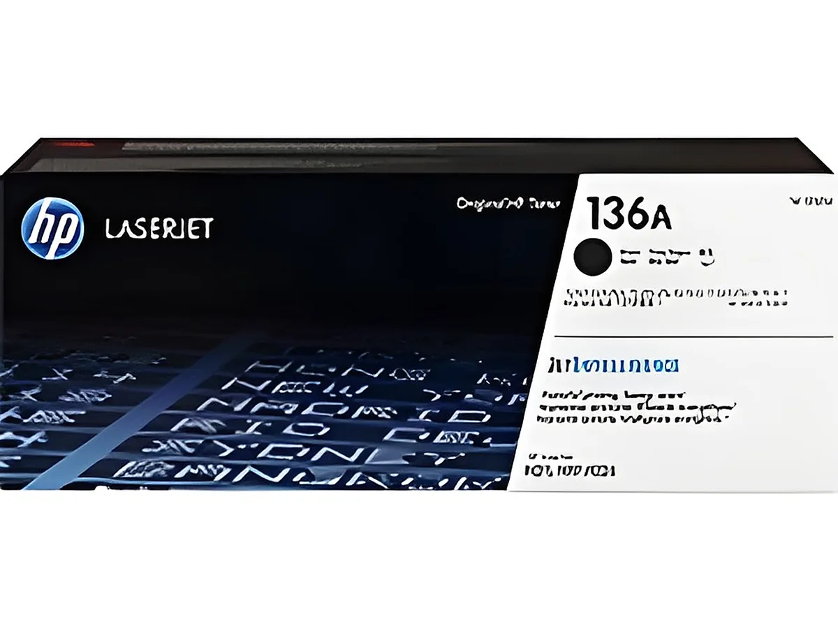 HP 136A - Negro - Original - Cartucho de tóner (W1360A) - para LaserJet M211d, M211dw, MFP M236d, MFP M236dw, MFP M236sdn, MFP M236sdw