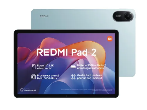 Xiaomi Redmi - Pad 2 - 9.7" - 2048 x 1280-Wi-Fi-Android-Cámara de visión posterior-Snapdragon-Silver - 128GB