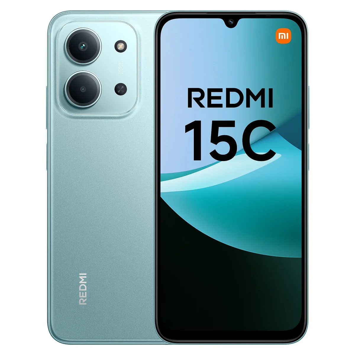 Xiaomi Redmi 15C - Celular - Android - 128 GB-Verde menta-Touch-US