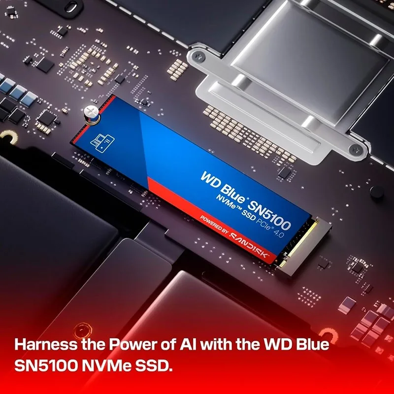 Western Digital WD Blue SN5100 - Disco duro interno - 1 TB - M.2-Unidad de estado sólido
