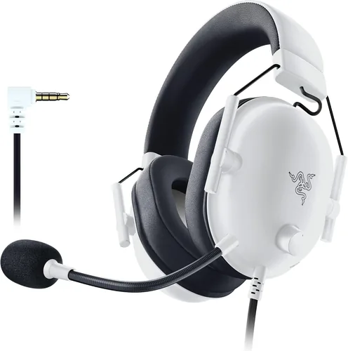 Razer BlackShark V2 X - Audífono - 7.1 canales - tamaño completo-cableado-conector de 3,5 mm-aislamiento de ruido-cuarzo-certificado Discord