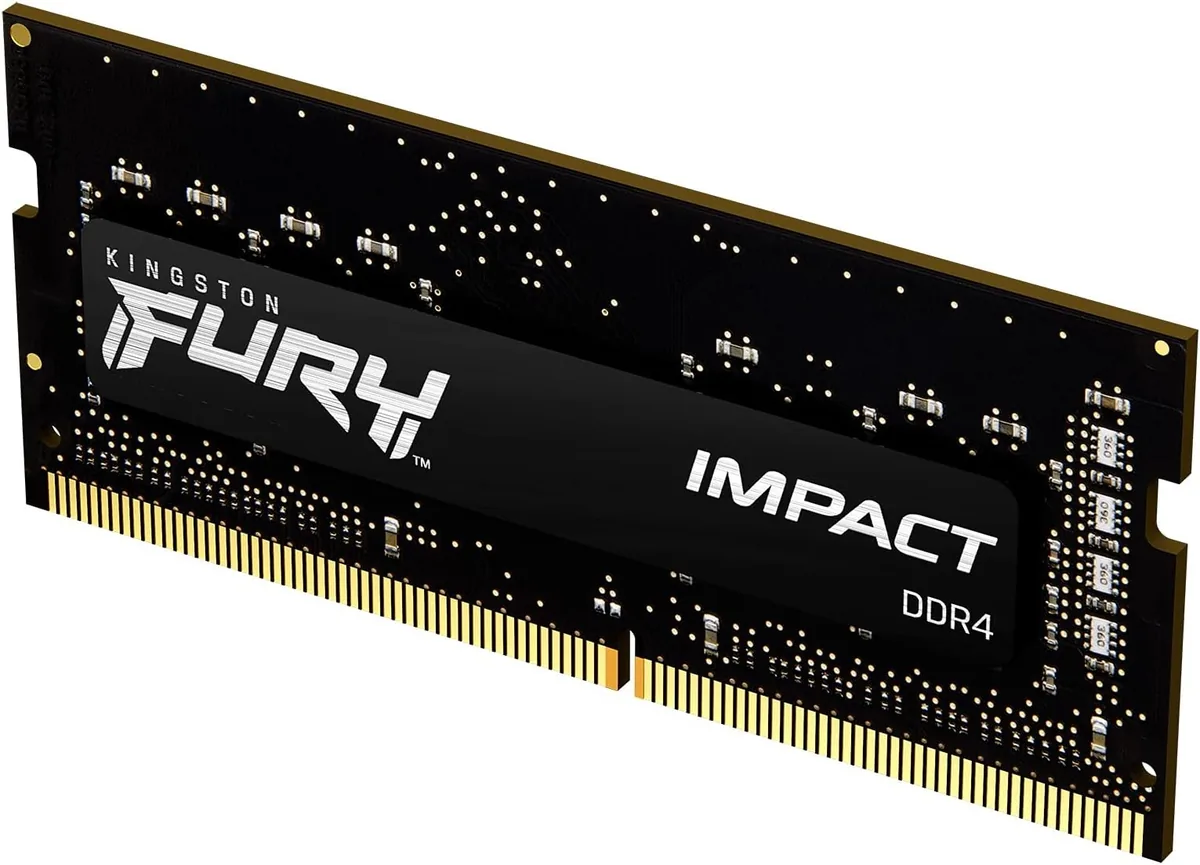 Kingston FURY Impact - DDR4 - módulo - 8 GB-SO-DIMM de 260 contactos - 3200 MHz / PC4 - 25600-CL20 - 1.2 V-sin búfer-no ECC-negro
