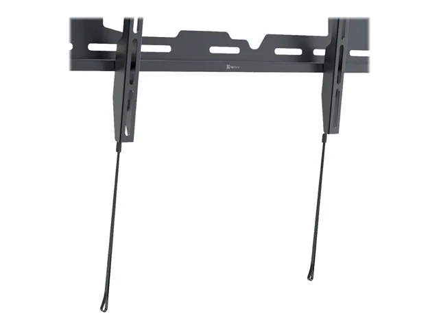 Klip Xtreme KTM-352 - Abrazadera - perfil bajo - para pantalla plana curva-bloqueable-acero-negro-tamaño de pantalla: 37"-80"-se puede instalar en la pared