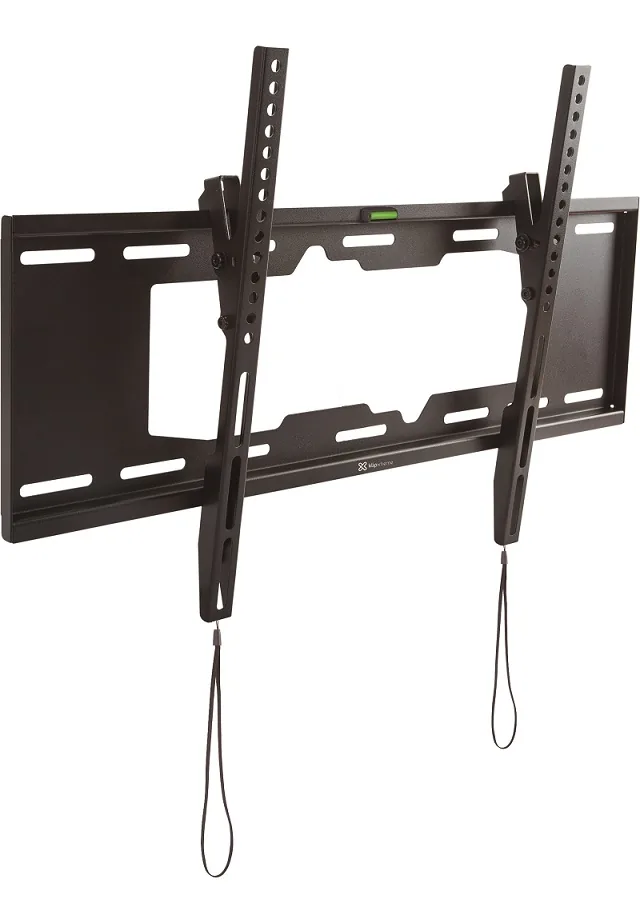 Klip Xtreme KTM-352 - Abrazadera - perfil bajo - para pantalla plana curva-bloqueable-acero-negro-tamaño de pantalla: 37"-80"-se puede instalar en la pared