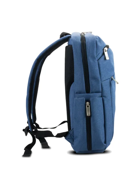 Klip Xtreme - 15.6" - Poliéster 100D - Azul-Mochila KNB - 416BL