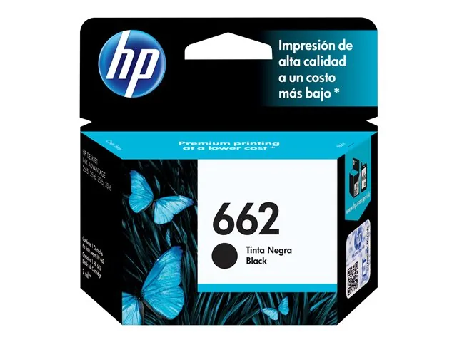 HP 662 - Negro - original - Ink Advantage-cartucho de tinta-para Deskjet 1516, Ink Advantage 15XX, Ink Advantage 35XX, Ink Advantage 4645