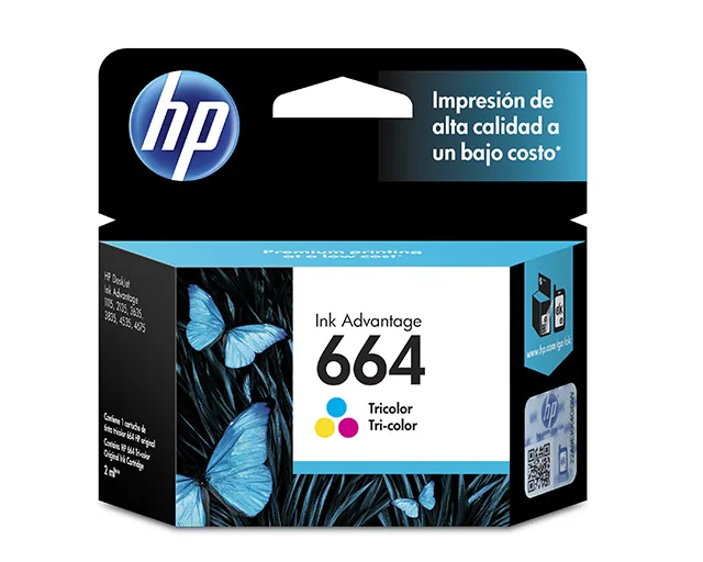 HP - Cartucho de tinta - Tricolor - 664