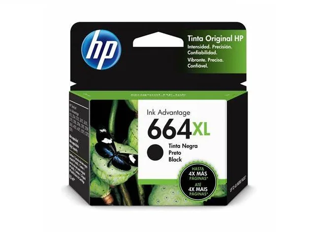 HP - Cartucho de tinta - Negro - 664XL