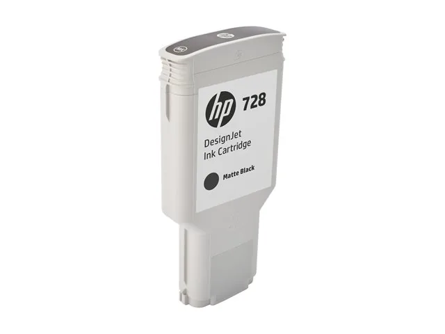 HP 728 - 300 ml - negro mate - original - DesignJet - cartucho de tinta - para DesignJet T730, T830
