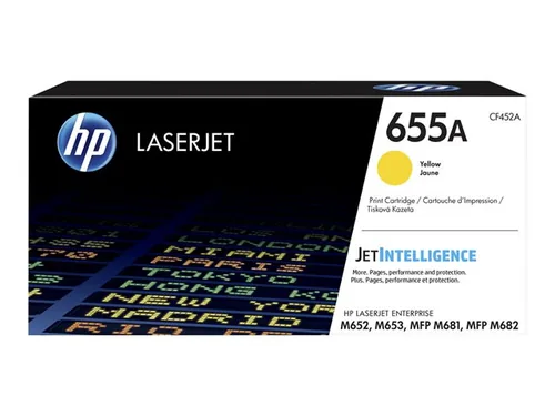 HP 655A - Amarillo - Cartucho de tóner LaserJet (CF452A)