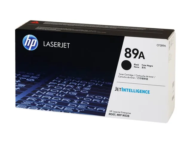 HP 89A - Negro - original - LaserJet-cartucho de tóner (CF289A)-para LaserJet Enterprise M507, MFP M528; Impresora multifunción LaserJet Enterprise Flow M528