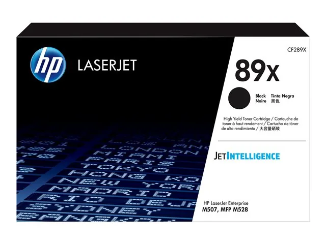 HP 89X - Gran capacidad - negro - original-LaserJet-cartucho de tóner (CF289X)