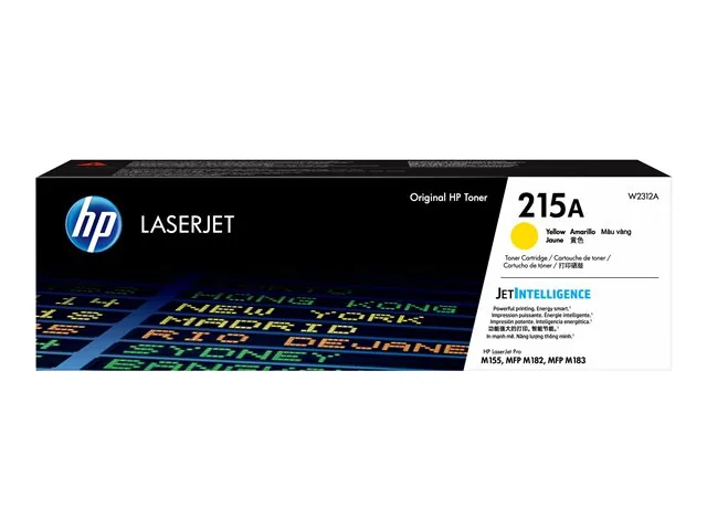 HP 215A - Amarillo - Original - LaserJet - Cartucho de Tóner (W2312A) - Para Color LaserJet Pro M155a, M155nw, MFP M182n, MFP M182nw, MFP M183fw