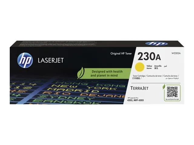 HP 230A - Amarillo - original - LaserJet-cartucho de tóner (W2302A)-para Color LaserJet Pro MFP 4301, MFP 4303