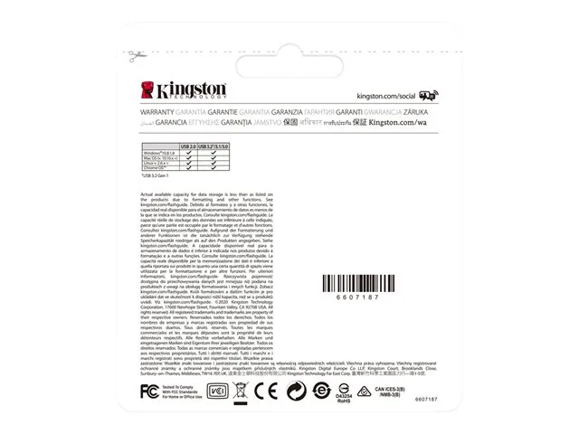 Kingston DataTraveler Kyson - Memoria USB - 256 GB - USB 3.2 Gen 1