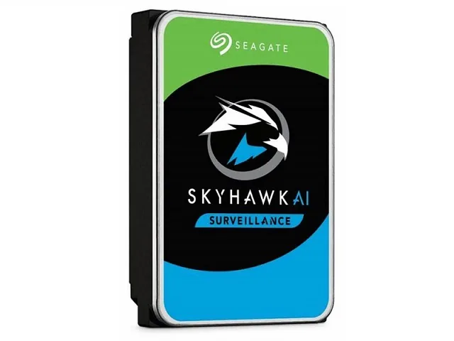 Seagate SkyHawk AI ST8000VE001 - Disco duro - 8 TB - interno - 3.5"-SATA 6Gb/s-búfer: 256 MB-con Recuperación de datos Seagate Rescue de 3 años