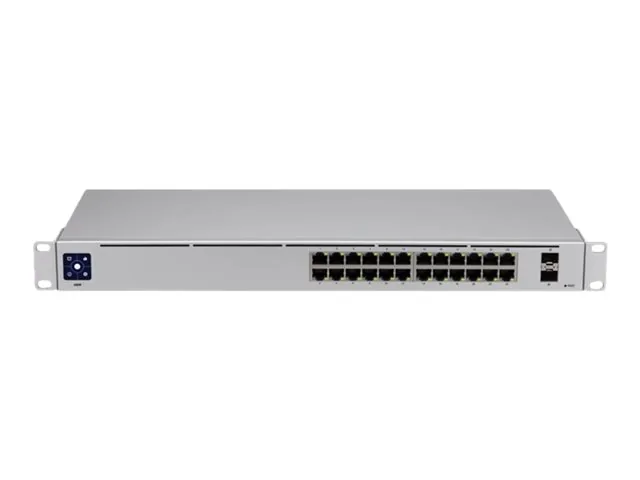 Ubiquiti UniFi Switch USW-24 - Switch - Gestionado - 24 x 10/100/1000 + 2 x Gigabit SFP-montaje en rack, sobremesa