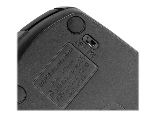 Klip Xtreme Klever KMW-340 - Mouse - óptico - 6 botones-inalámbrico - 2.4 GHz-receptor inalámbrico USB-negro