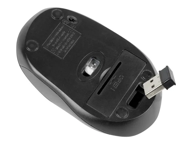 Klip Xtreme KMW-330 Vector - Mouse - ergonómico - óptico - 6 botones-inalámbrico - 2.4 GHz-receptor inalámbrico USB-azul