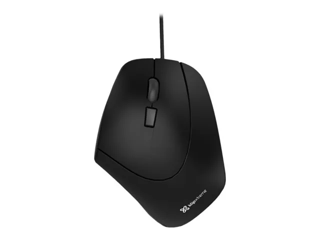 Klip Xtreme Krown KMO-506 - Mouse vertical - ergonómico - diestro-óptico - 6 botones-cableado-USB
