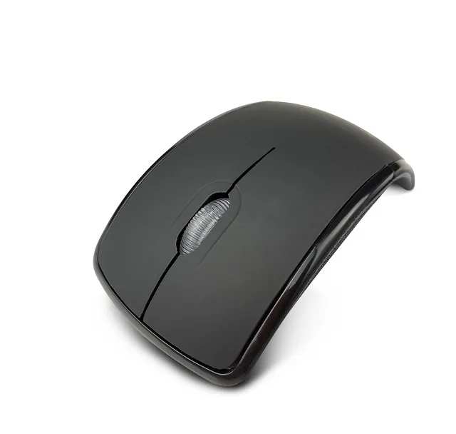 Klip Xtreme Lightflex KMW-375 - Mouse - ergonómico - óptico - 3 botones-inalámbrico - 2.4 GHz-receptor inalámbrico USB-negro