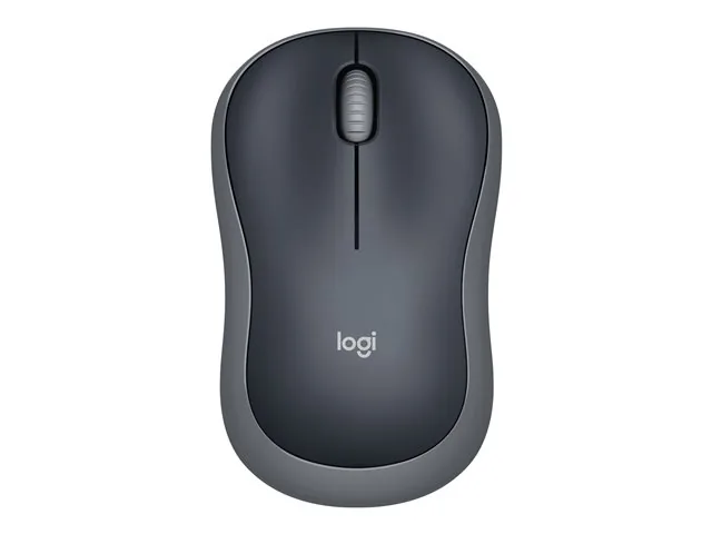 Logitech M185 - Mouse - óptico - 3 botones-inalámbrico - 2.4 GHz-receptor inalámbrico USB-gris vencejo